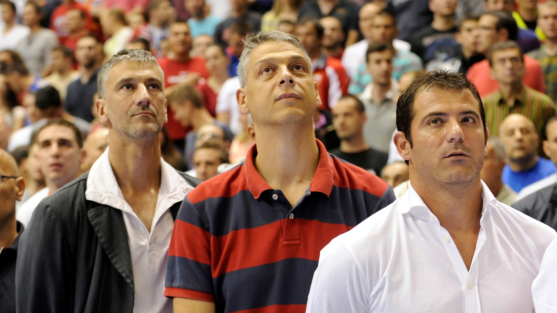 Benčić sa Kuzmanovićem i Stankovićem na večitom derbiju 2013. godine ©MN press